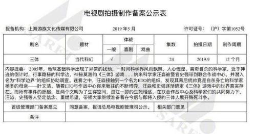 動(dòng)畫版《三體》宣傳視頻引爭(zhēng)議 制作方回應(yīng) 