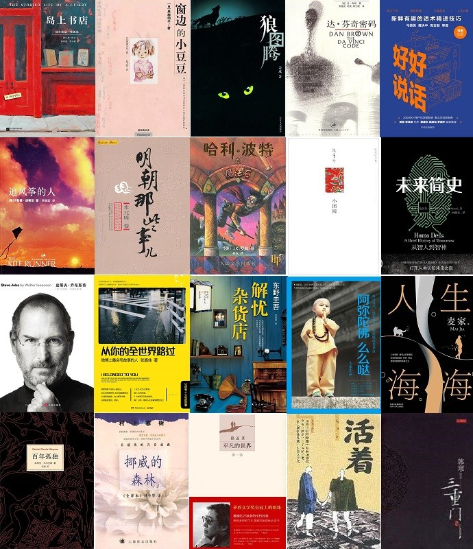 20年來，你的青春給了哪些暢銷書？