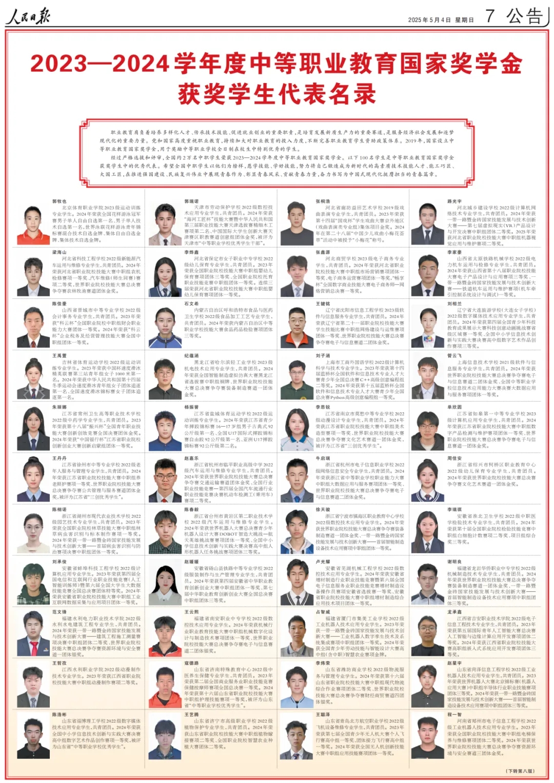 祝賀！河南這10名學(xué)生登上《人民日?qǐng)?bào)》