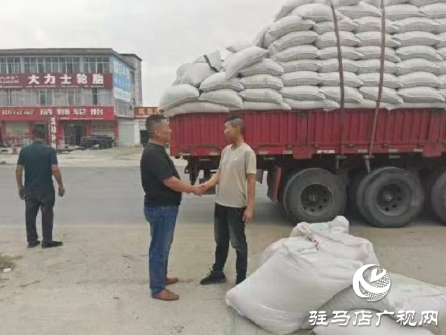 新蔡縣孫召鎮(zhèn)：貨車貨物遺落公路 基層干部暖心相助
