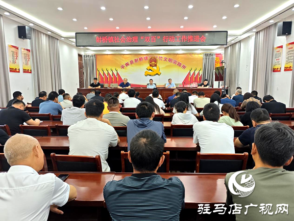 平輿縣射橋鎮(zhèn)召開社會治理“雙百”行動 工作推進會